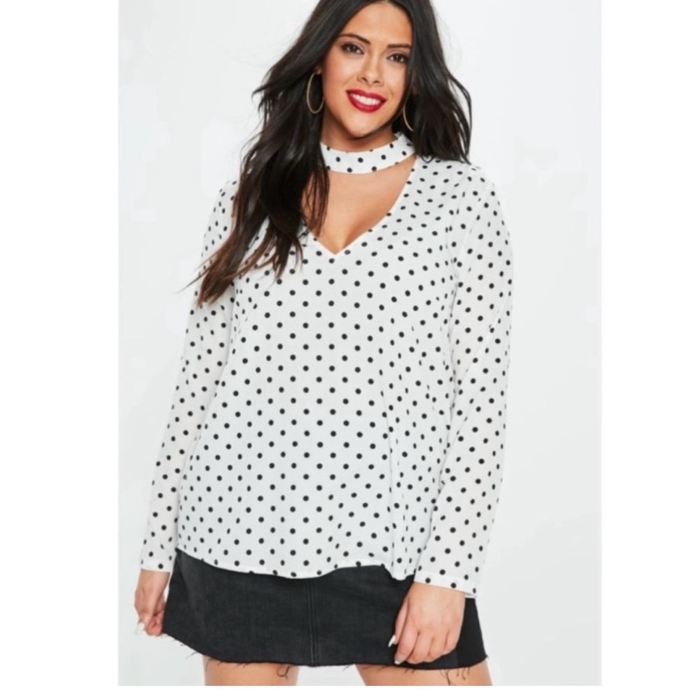 Missguided White Choker Blouse - Picture 13 of 13